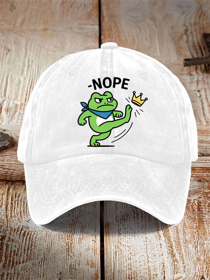 Unisex Resist Frog Baseball Cap