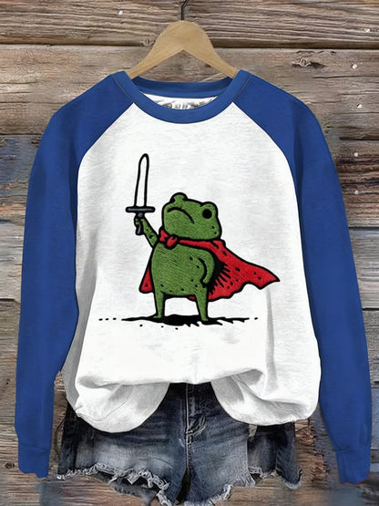 Women's FDT Printed Crew Neck Sweatshirt