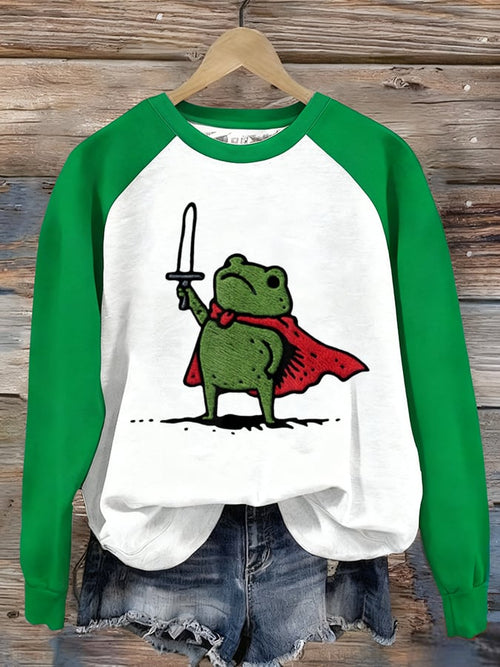 Women's FDT Printed Crew Neck Sweatshirt