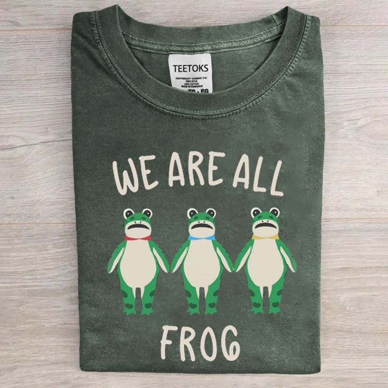 Aunt Tifa We All Frog Art Print T-Shirt