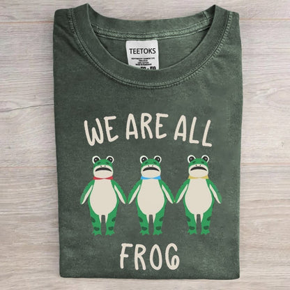 Aunt Tifa We All Frog Art Print T-Shirt