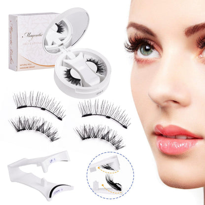 Soft Magnetic Eyelashes All-in-One Box, Reusable