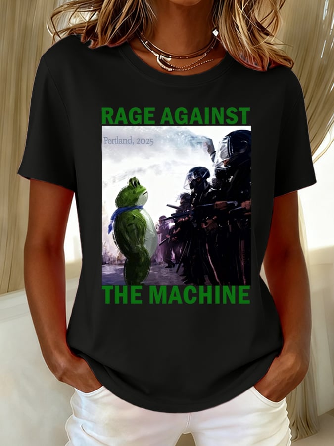 Women's Casual Resistance Frog T-shirt