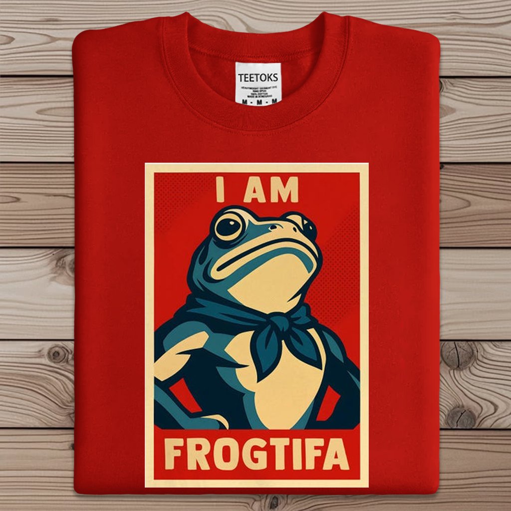 Portland Frog Aunt Tifa I Am Frogtifa Art Print Sweatshirt