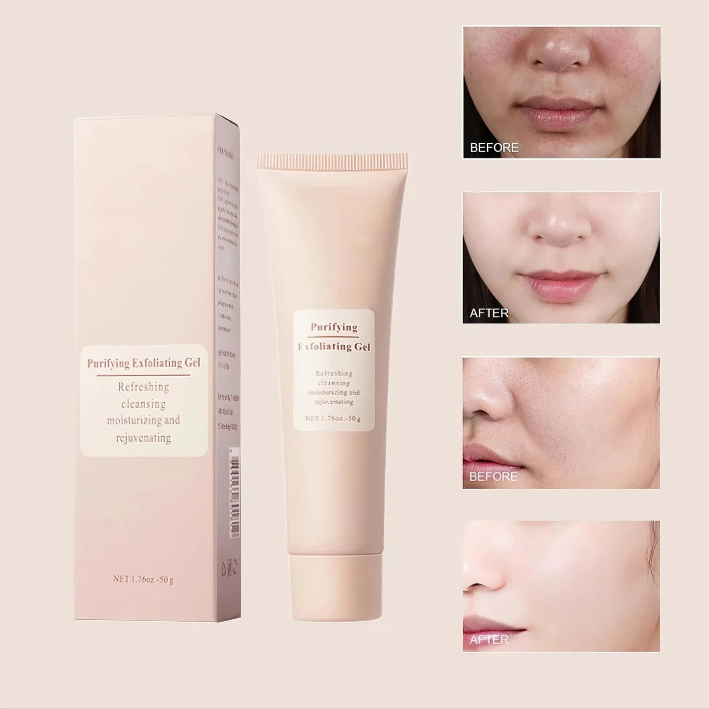 Purifying Enzymes Exfoliating Gel