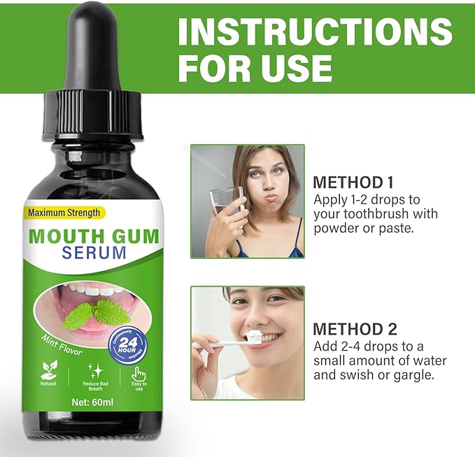 🦷✨Last day sale: 30% off🦷🌿Mint Gum Repair Drops