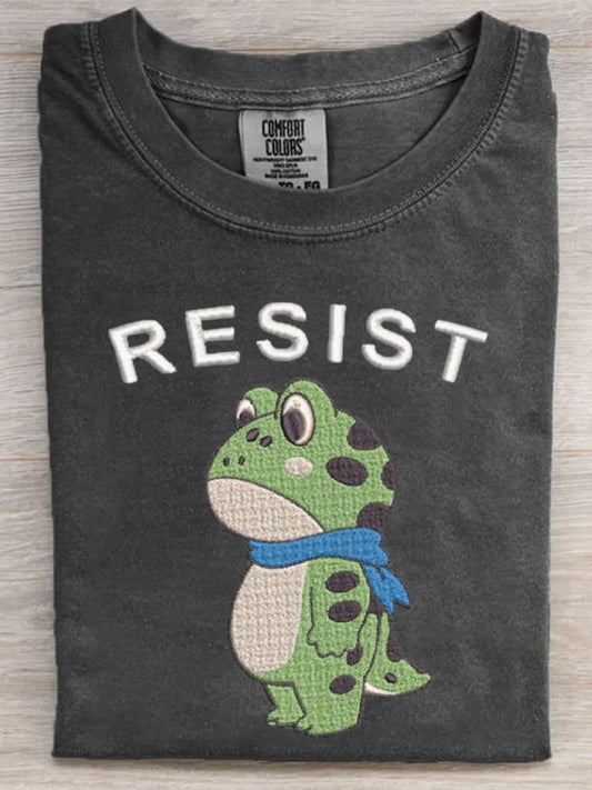 Women's Retro Resist Print T-Shirt