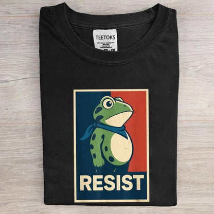Portland Frog Vintage Washed T-shirt  Art Print T-Shirt