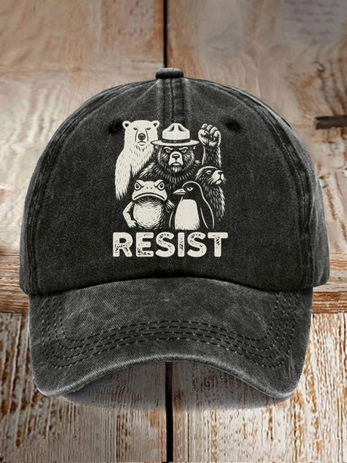 Aunt Tifa Frog Art Printed Cap