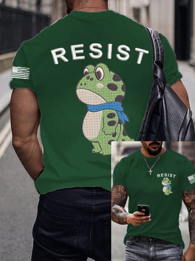 Men's Resist Print short-sleeved T-shirt