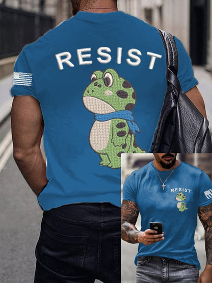 Men's Resist Print short-sleeved T-shirt