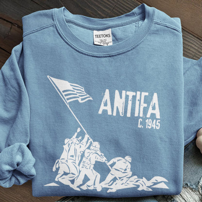 Aunt Tifa Frog Power Art Printed Sweatshirt