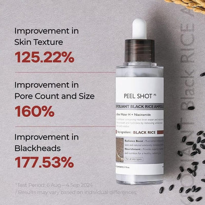 Glowing Rice Ampoule Double Effect Exfoliating Essence🌾