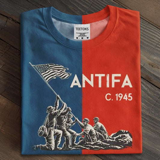 Aunt Tifa Frog Art Print V-neck T-shirt