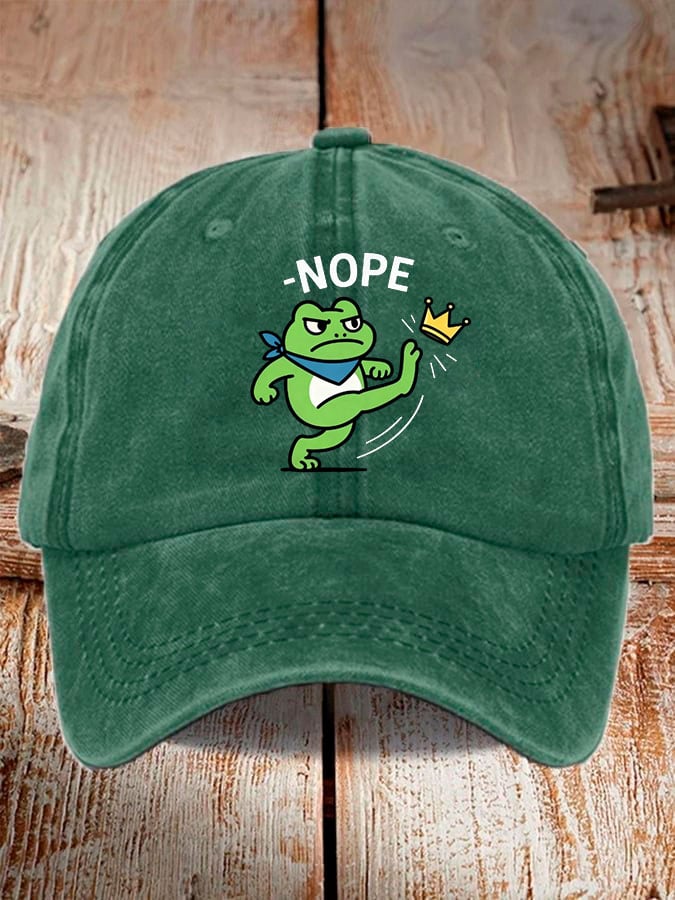 Unisex Resist Frog Baseball Cap