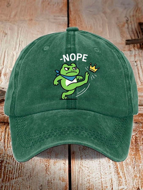 Unisex Resist Frog Baseball Cap