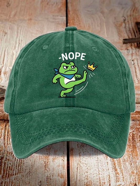 Unisex Resist Frog Baseball Cap