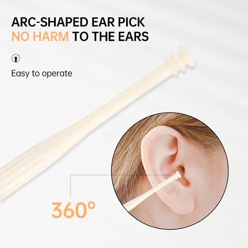 2-in-1 Nasal Hair Cutter,1pcs Double Sided Nasal Hair Cutter,Nostril Hair Remover Tool, 360° Rotating Nose Hair Trimmer with Ear Digger for Men and Women Manual Nose Hair Trimmer pocket knife case