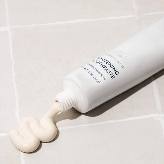 Fluoride-Free Hydroxyapatite Teeth Whitening Toothpaste with Coconut Oil & Xylitol ❄️