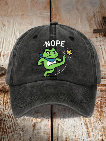 Unisex Resist Frog Baseball Cap