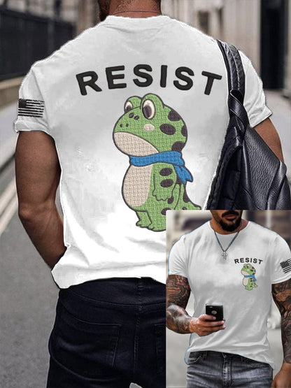 Men's Resist Print short-sleeved T-shirt