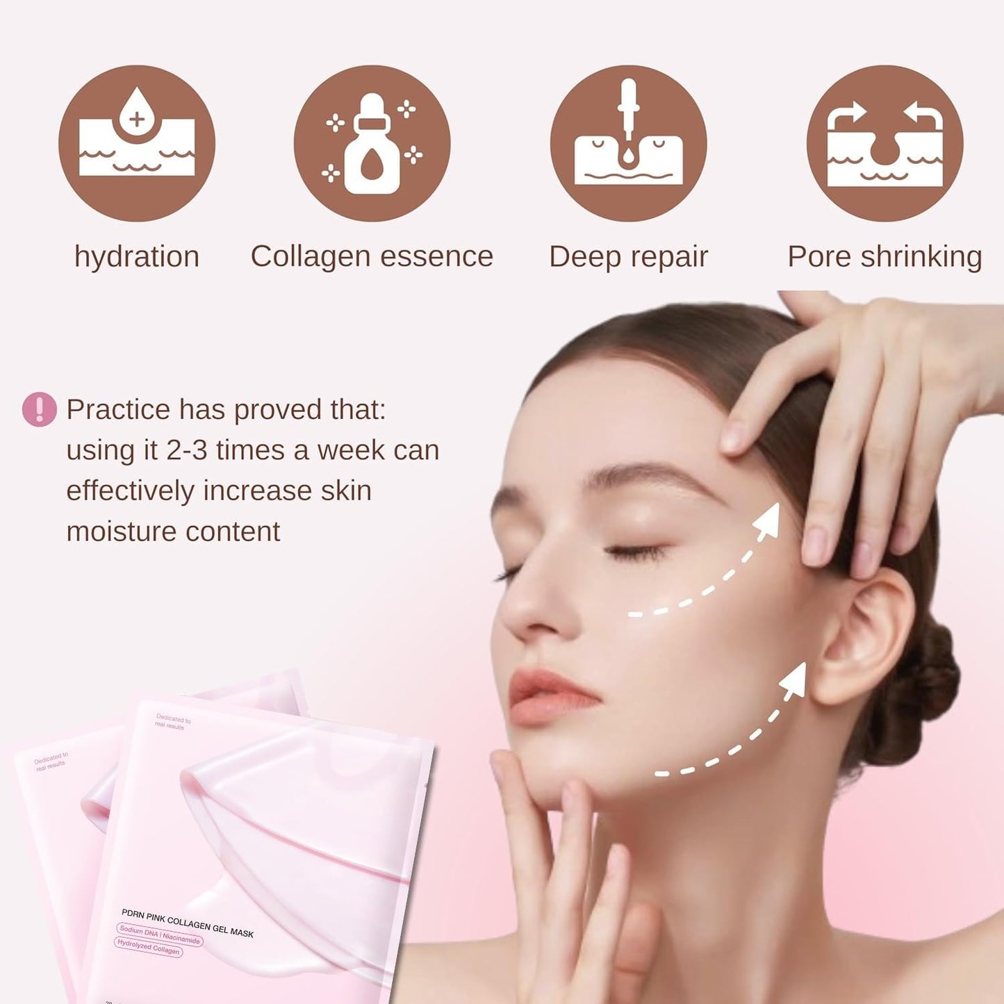 🎁Pink Collagen Gel Mask