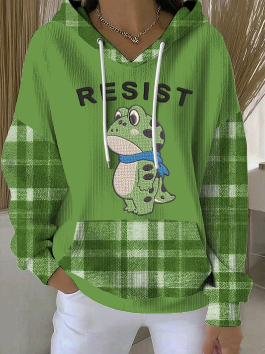 Women's Frog Revolt Print Sweatshirt
