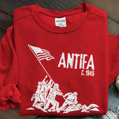 Aunt Tifa Frog Power Art Printed Sweatshirt