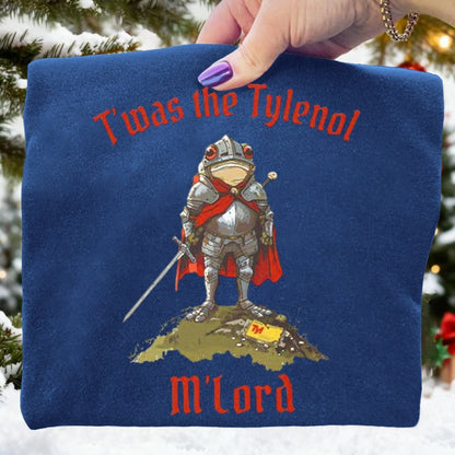 T'was The Tylenol M'lord Frog Art Print Sweatshirt