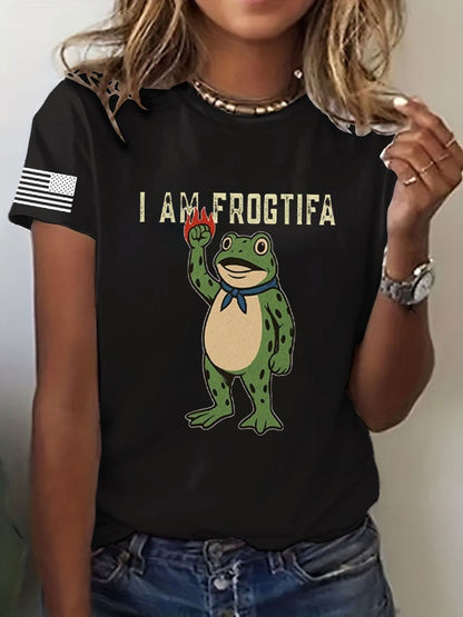 Women's Resist Frog I AM FROGTIFA T-Shirt