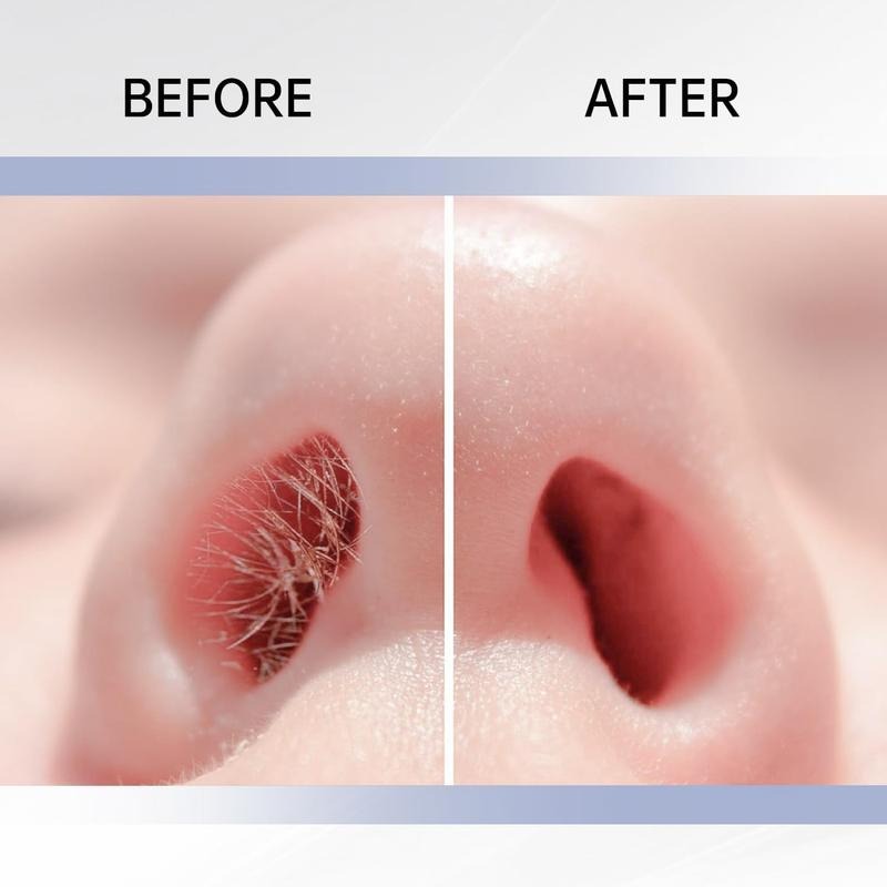 2-in-1 Nasal Hair Cutter,1pcs Double Sided Nasal Hair Cutter,Nostril Hair Remover Tool, 360° Rotating Nose Hair Trimmer with Ear Digger for Men and Women Manual Nose Hair Trimmer pocket knife case