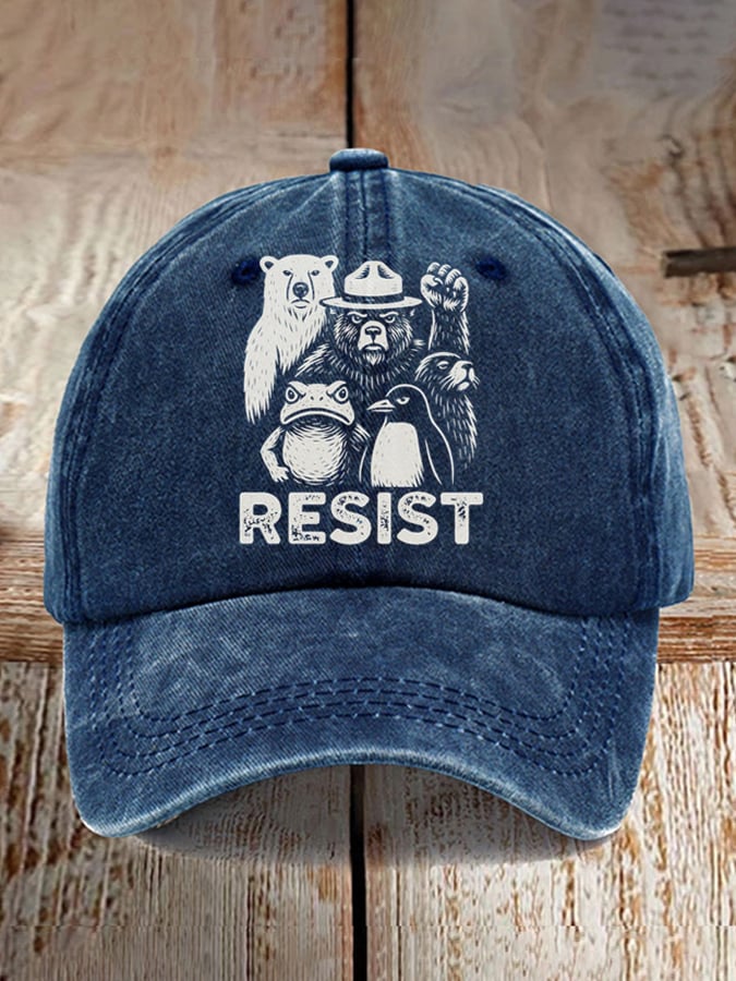 Aunt Tifa Frog Art Printed Cap