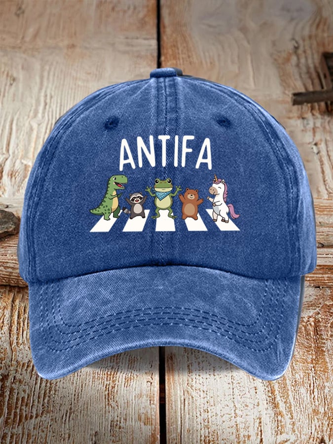 Aunt Tifa Frog Art Printed Cap