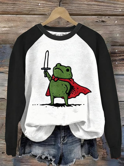 Women's FDT Printed Crew Neck Sweatshirt