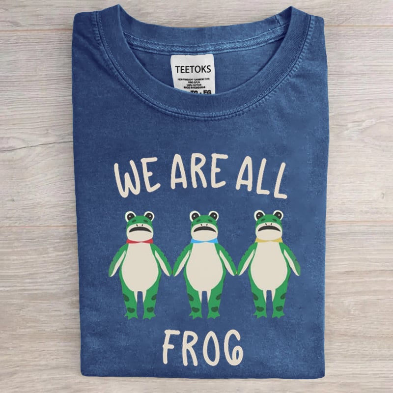 Aunt Tifa We All Frog Art Print T-Shirt