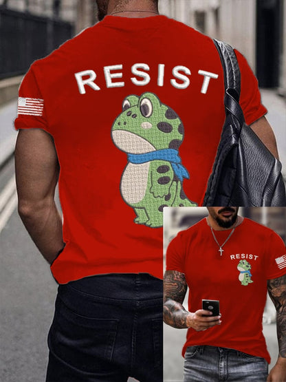 Men's Resist Print short-sleeved T-shirt