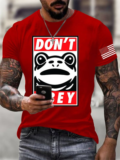 Men's Portland Frog Print T-Shirt