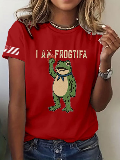 Women's Resist Frog I AM FROGTIFA T-Shirt