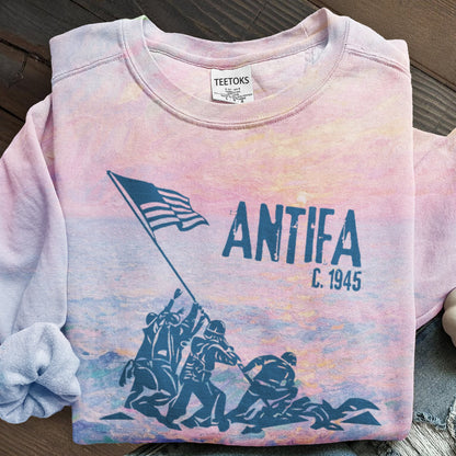 Aunt Tifa Frog Power Art Printed Sweatshirt