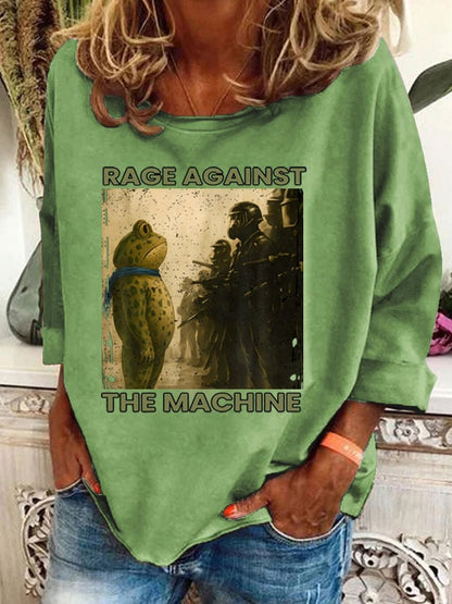 Women's FDT Print Casual Sweatshirt