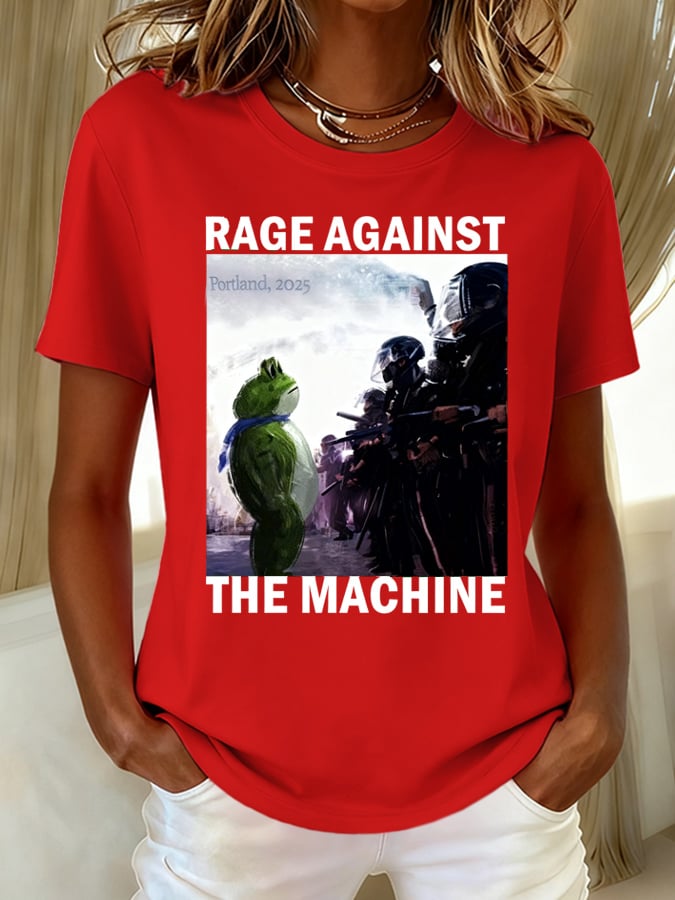 Women's Casual Resistance Frog T-shirt