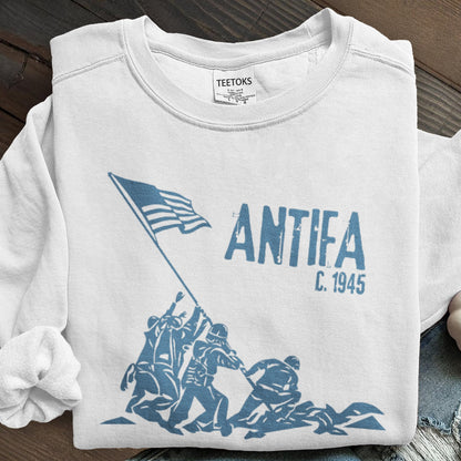 Aunt Tifa Frog Power Art Printed Sweatshirt