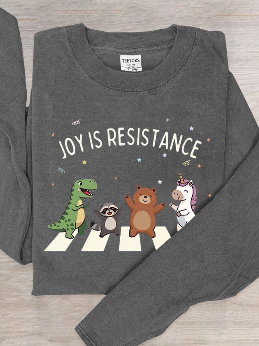 Aunt Tifa Frog Art Print Crew Neck Top