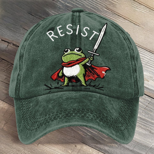 Portland Frog Art Printed Cap