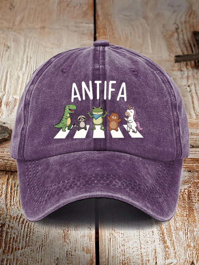 Aunt Tifa Frog Art Printed Cap