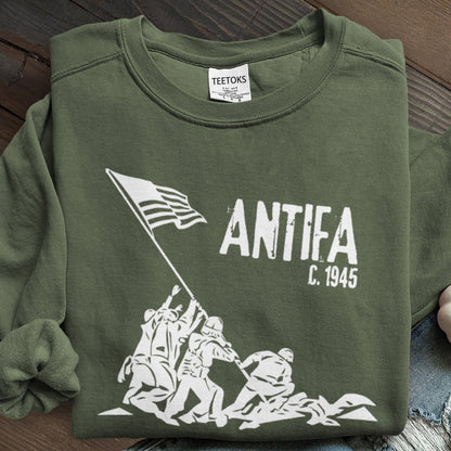 Aunt Tifa Frog Power Art Printed Sweatshirt