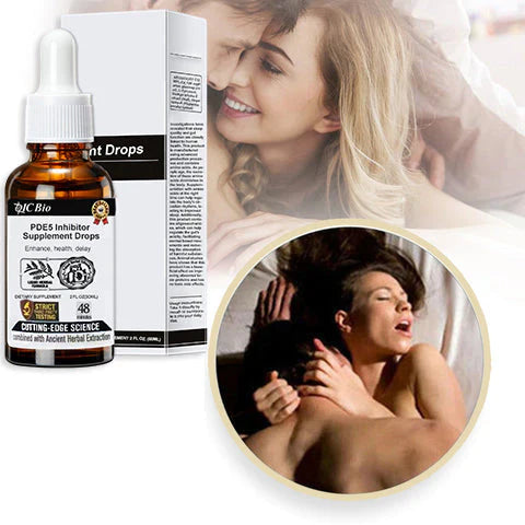 PDE5 inhibitor supplement drops