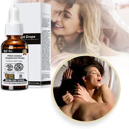 PDE5 inhibitor supplement drops
