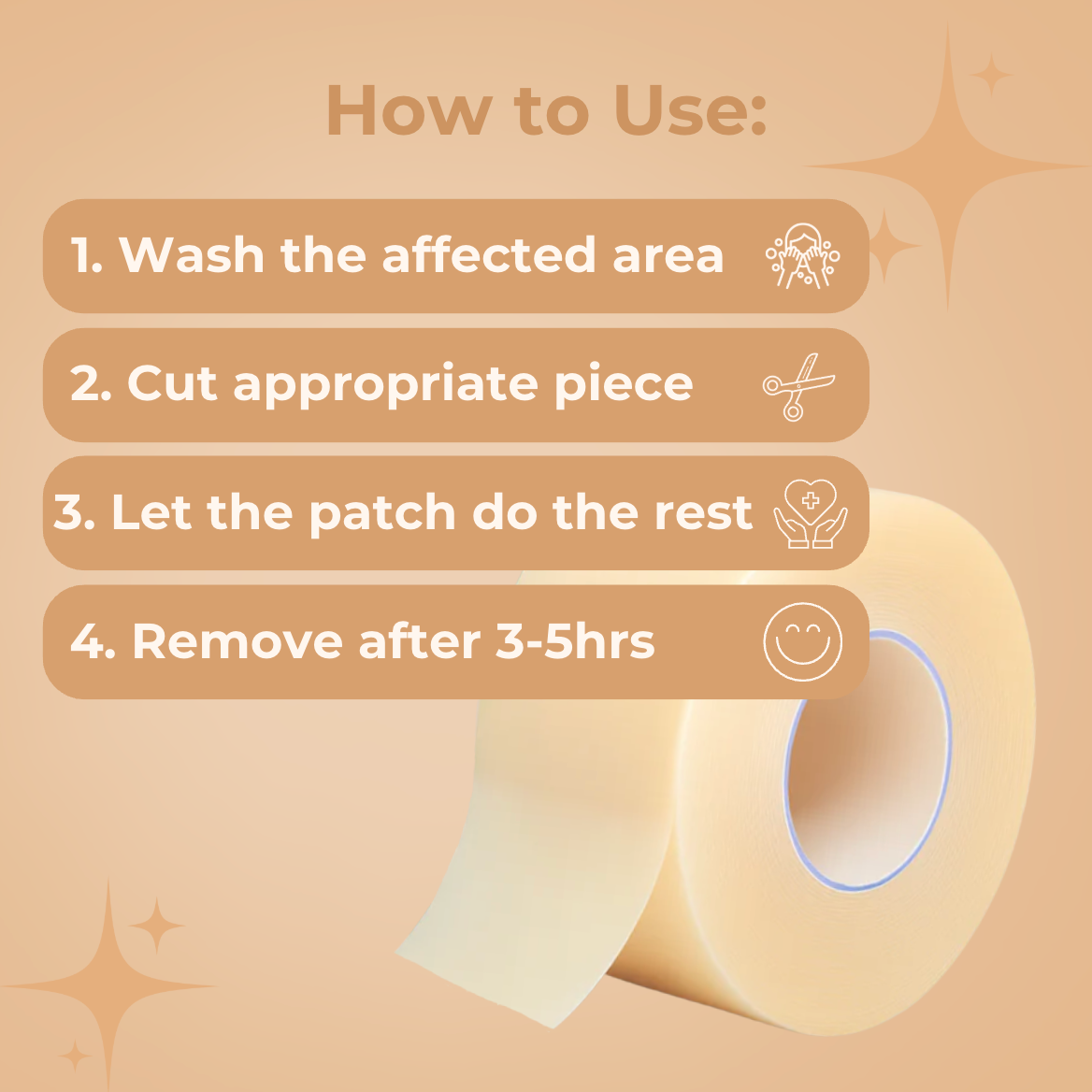 Hydrocolloid Acne Roll