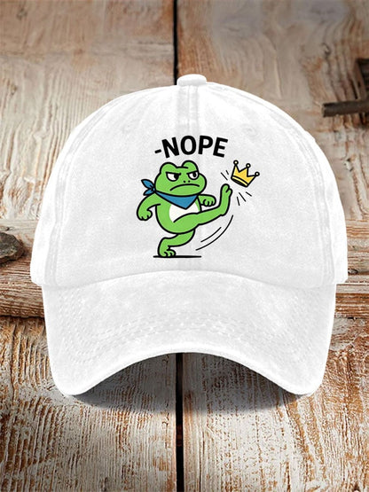Unisex Resist Frog Baseball Cap